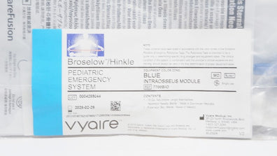 Vyaire 7700BIO Broselow/Hinkle Pediatric Emergency System, Intraosseous Module